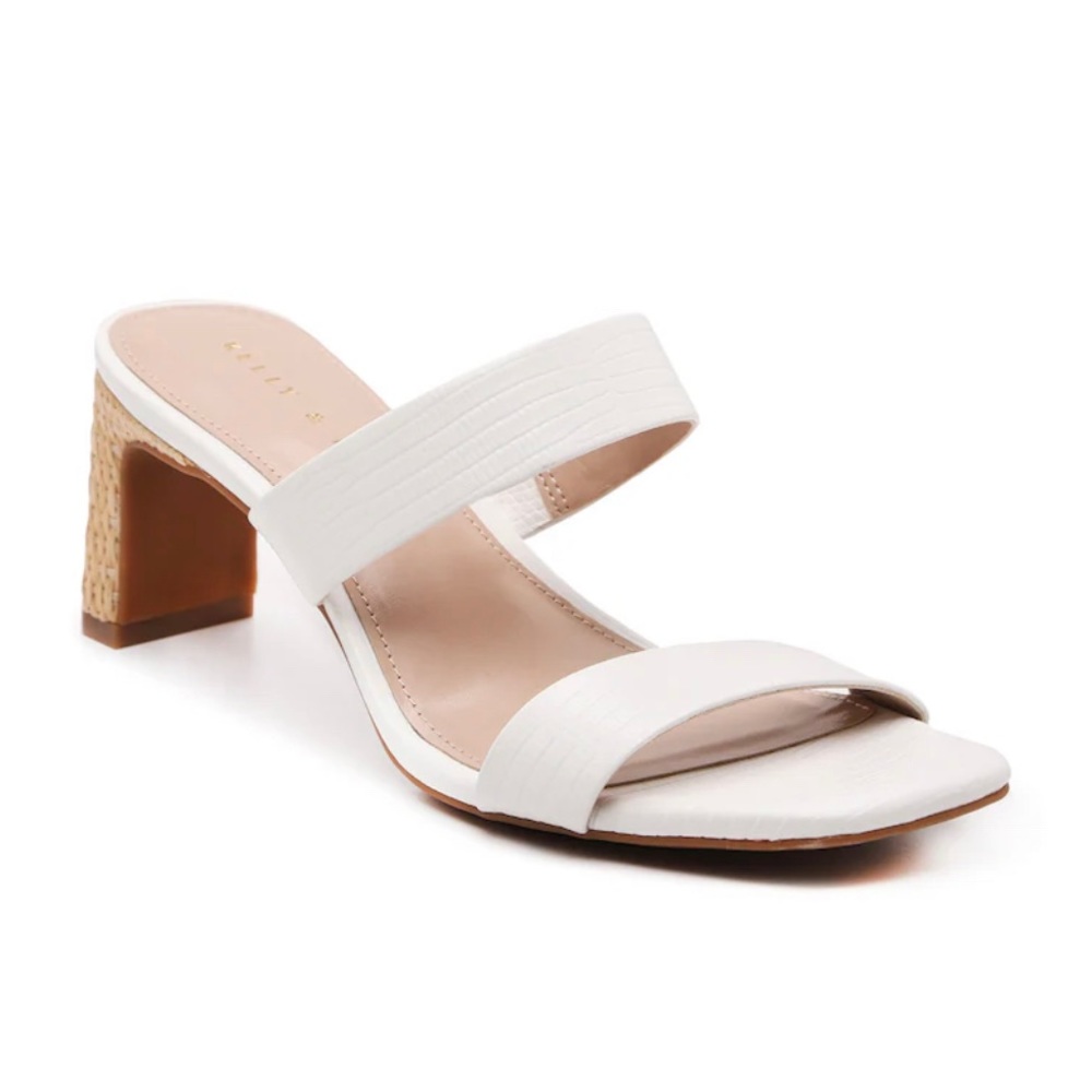Kelly & Katie Carbren Sandal, white, size 10